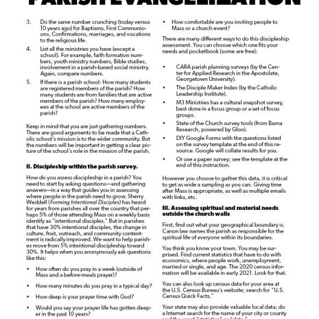 Parish Evangelization Assessment2
